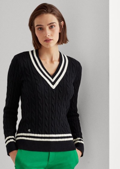 Women's Ralph Lauren Cotton Cricket Sweater | 604975CPM